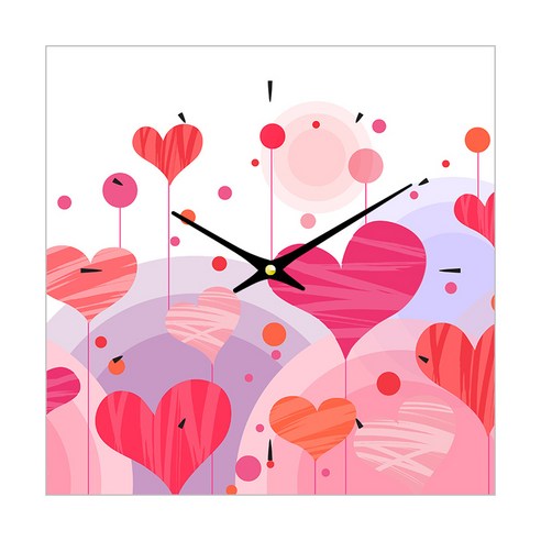 더윤 디자인 레티나 모던시계 30 x 30 cm, LOV0008 ck
