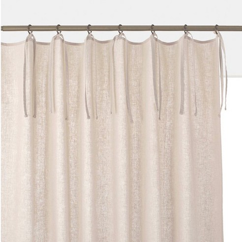 라흐두뜨 린넨 믹스 커튼 타이탑 F709268, beige