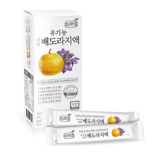 프로엠 유기농 진한배도라지액, 10ml, 60개 도라지배즙