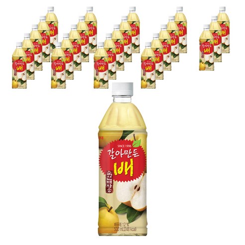 해태음료 갈아만든 배, 500ml, 24개