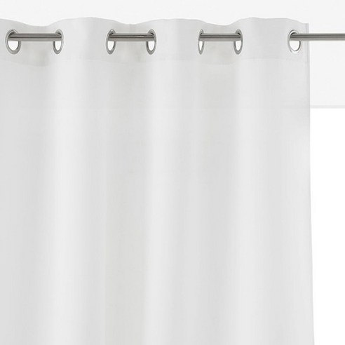 라흐두뜨 더블 암막 커튼 아일렛탑 F709537, white