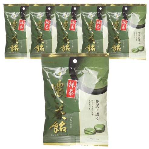 니씬 녹차사탕, 100g, 6개입