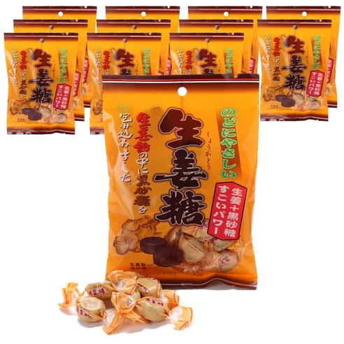 니씬 생강사탕, 135g, 12개입