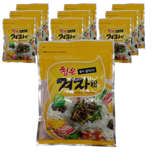 청은 겨자분, 200g, 10개