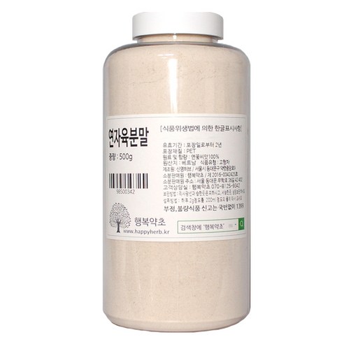 행복약초 연자육 분말, 1개, 500g