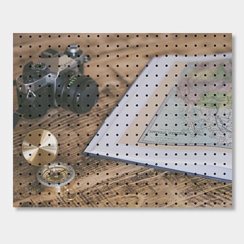 앤비커머스 인테리어타공판 600 x 500 mm, 1개, 여행준비중