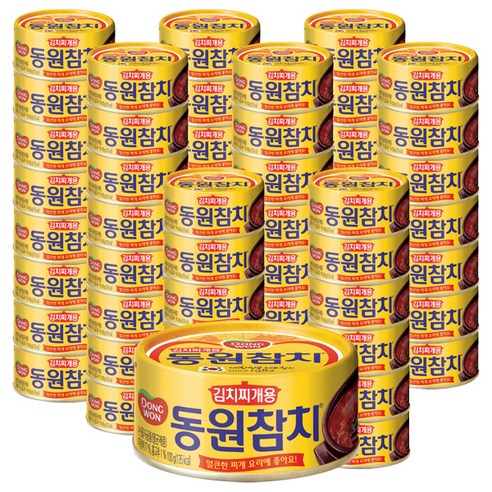 동원에프앤비 김치찌개용 참치, 100g, 60개입