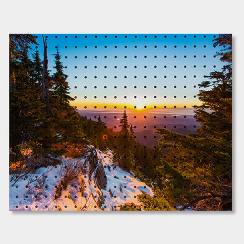 앤비커머스 인테리어 타공판 600 x 500 mm, 1세트, 시작