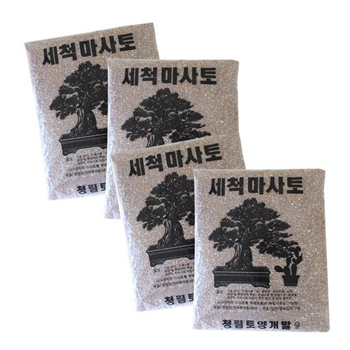에프엔씨 세척마사토 2kg, 4개입