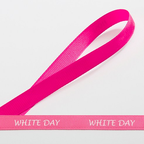 톡톡 DIY 골직리본끈 WHITE DAY, G30마젠타, 50m