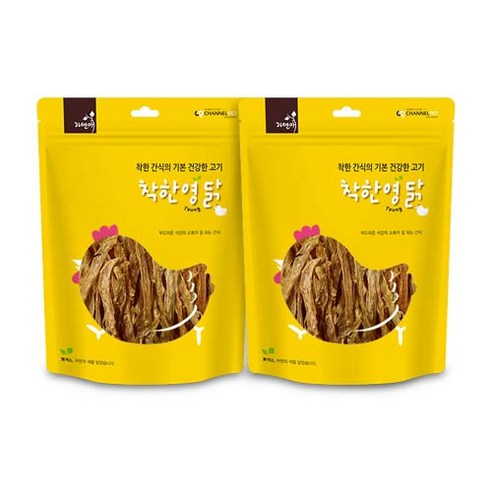 자연애 착한 영닭 사사미 250g, 닭가슴살, 2개입