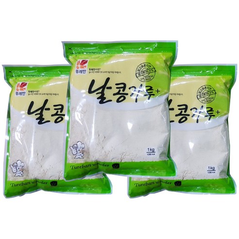뚜레반 날콩가루+, 1kg, 3개