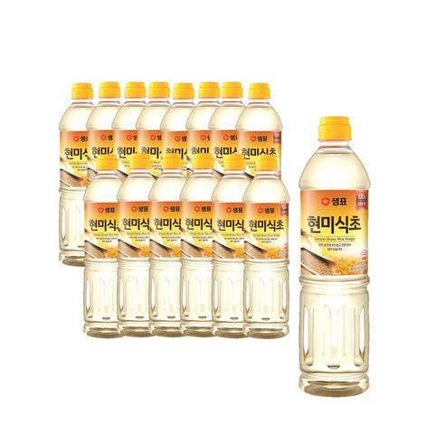샘표 현미식초, 900ml, 15개