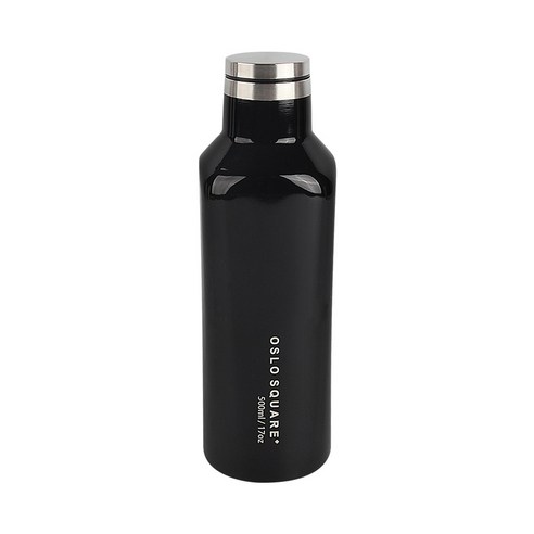 오슬로 스퀘어 텀블러, 블랙, 500ml, 1개
