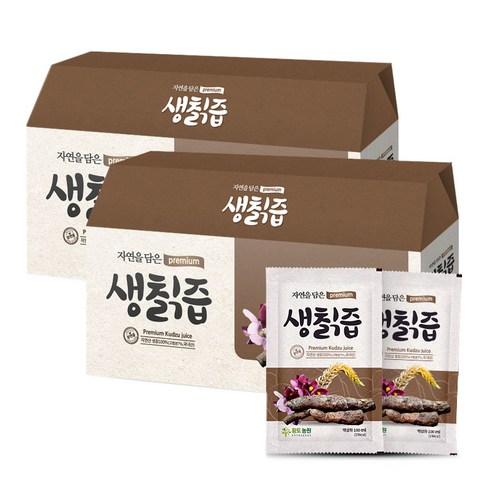 황토농원 자연을 담은 생칡즙, 60개, 100ml