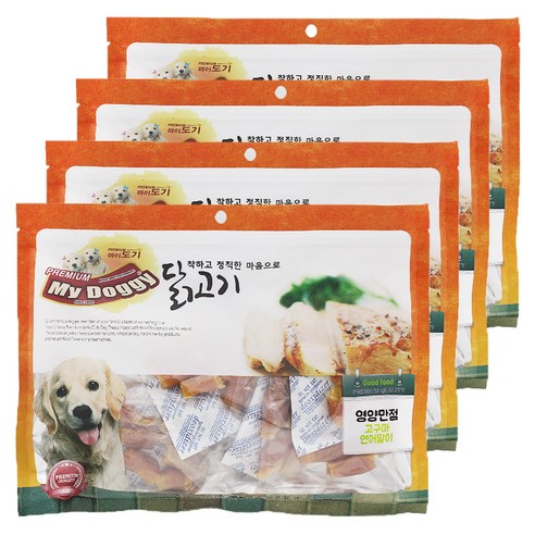 마이도기 프리미엄 강아지간식 400g, 고구마연어말이맛, 4개입