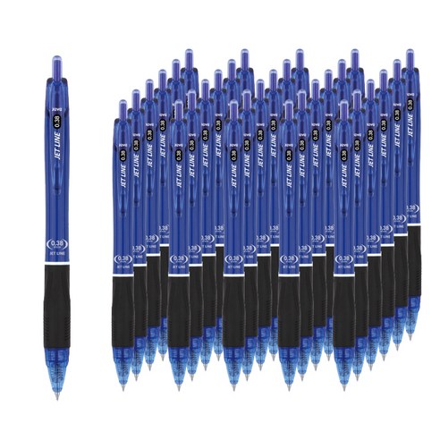 자바펜 제트라인 0.38mm, 파랑, 36개입