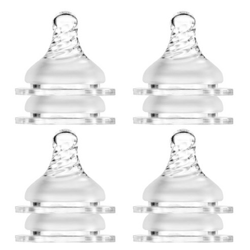 미니노어 젖꼭지 3단계 x 4p + 4단계 x 4p, 3단계(6개월이상), 4단계(9개월이상), 1세트