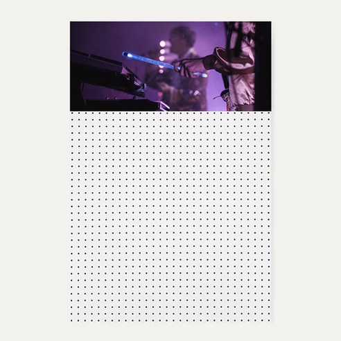 엔비커머스 인테리어타공판 콘서트35 상 WHITE 60 x 90 cm, 1개, 혼합 색상