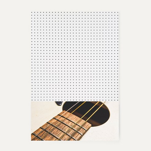앤비커머스 인테리어 타공판 하 WHITE 60 x 90 cm, 1개, 악기24