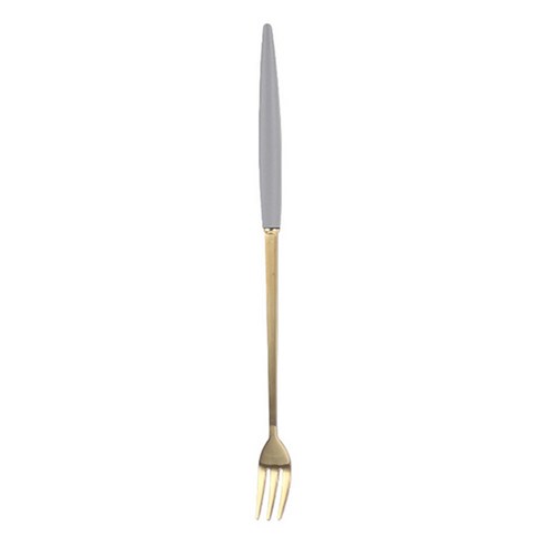 보겐 에펠 골드 커트러리 롱포크 LF, 그레이, 1개