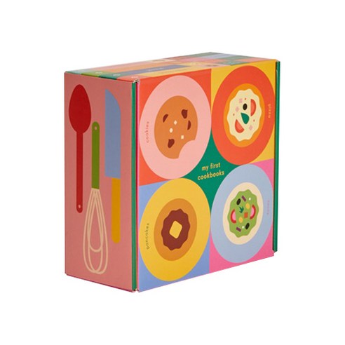 My First Cookbooks Pancakes + Pizza + Tacos + Cookies 보드북 4종 세트 Board book 영국판, Phaidon
