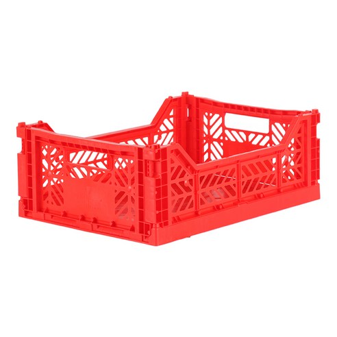 아이카사 폴딩박스 M, red, 1개