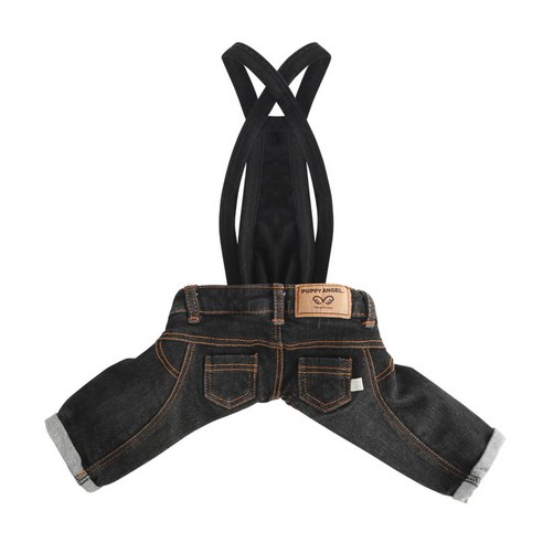 퍼피엔젤 강아지 GEOLGINE HQ Washed Denim Pants, 801 GR