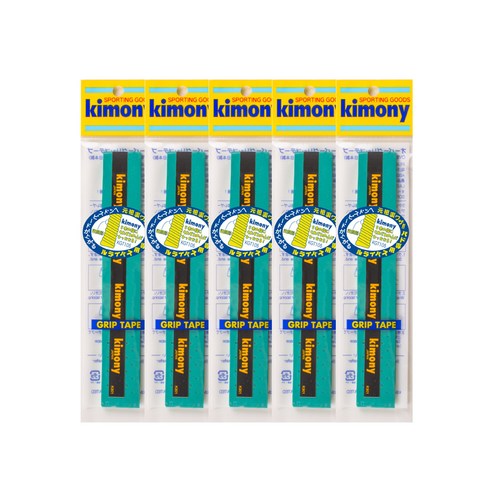 키모니 배드민턴 스파이럴 그립 KGT105, 그린, 5개