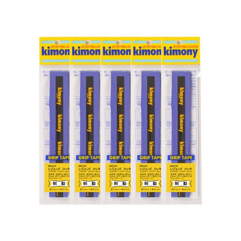 키모니 배드민턴 하이 포스트 레전드 오버그립 플라워 KGT137 5p, 네이비