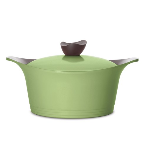 네오플램 에콜론 애니 양수냄비, 26cm, 애플그린