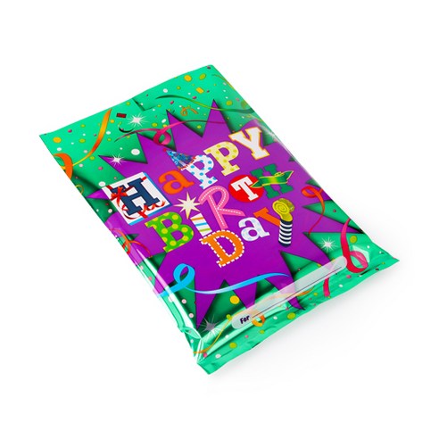 인디케이 생일축하해 파티봉투 중, 그린, 60개입