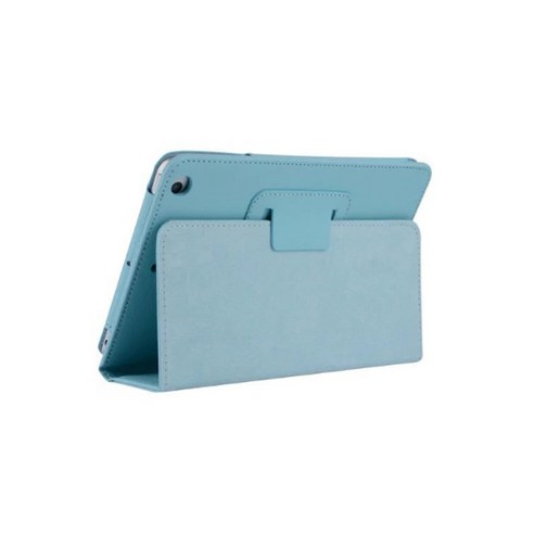 윰플 원클립 스탠드 태블릿PC 가죽케이스, 소프트블루