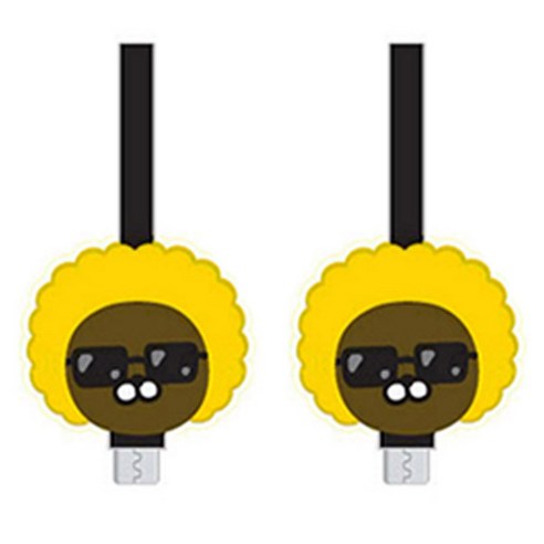 카카오프렌즈 5핀 USB 충전케이블 1m, 제이지, 2개입