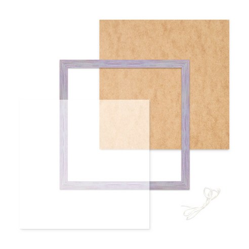 빌리프프레임 고급형 보석십자수 우드액자 30 x 30 cm, 핑크, 1개