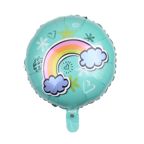 드림캐쳐 생일 파티 호일 풍선 서클, BC-38, 50개입
