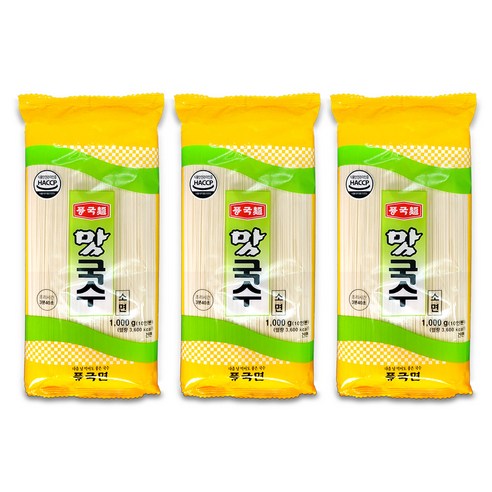 풍국면 맛국수 소면, 1kg, 3개