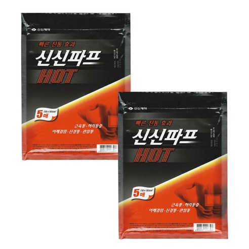 신신제약 신신파프 핫카타플라스마, 5개입, 2개