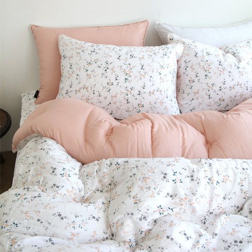 라인하우스 마이크로모달 마네 차렵이불세트, 핑크