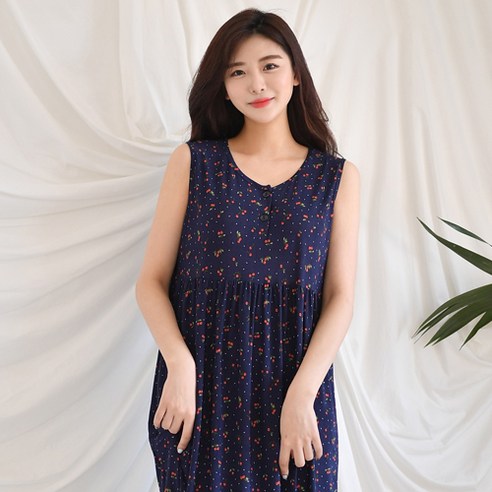 아날도바시니 여성용 냉감 나시 원피스잠옷