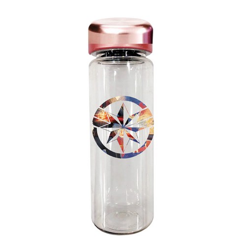 릴팡 마블 메탈베이직 보틀, 캡틴마블, 500ml