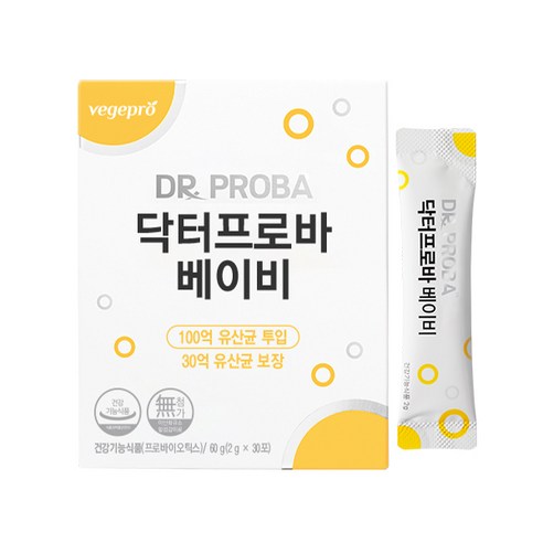 닥터프로바 베이비 유산균, 2g, 30개