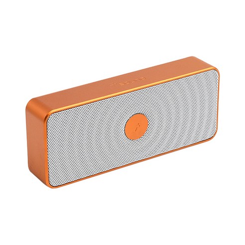 TKDS 휴대용 메탈프레임 고출력40mm 블루투스 스피커 Tsound, 오렌지, 1
