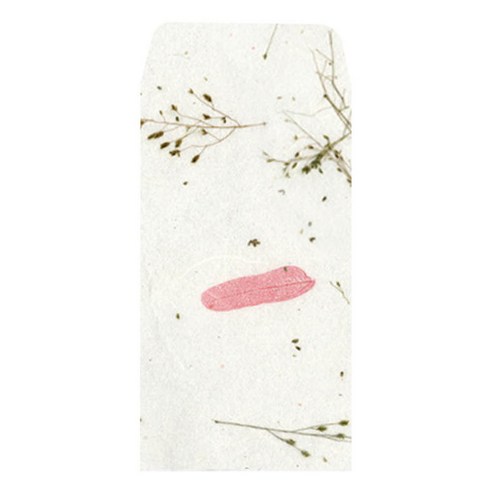 한지로 한지 용돈봉투 10p, 19 흰분홍, 5개입
