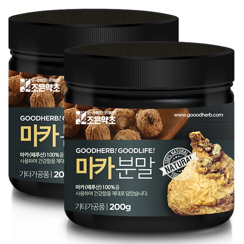 조은약초 마카가루, 2개, 200g
