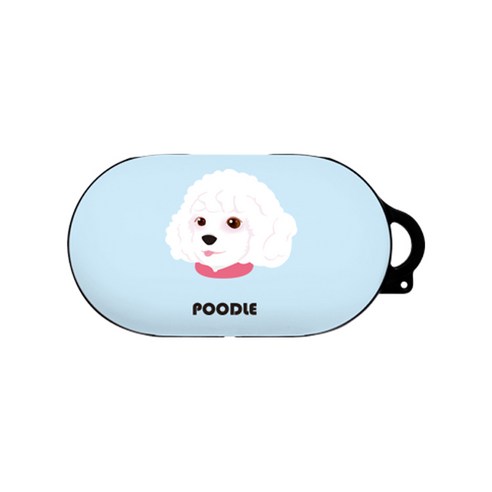 바니몽 갤럭시 버즈 케이스 메롱, 단일 상품, 푸들블루