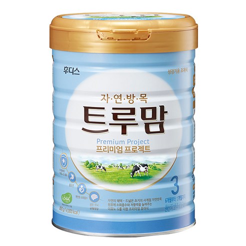 일동후디스 트루맘 프리미엄 프로젝트 분유 3단계, 800g, 1개