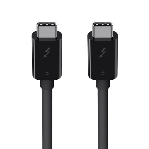 벨킨 USB C타입 썬더볼트3 케이블, 1개, 0.8m