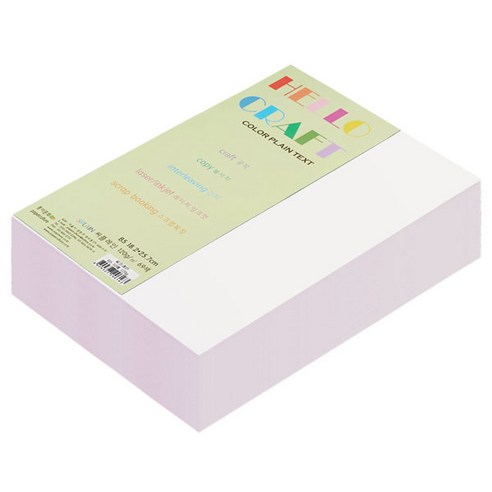 종이문화 양면색상지 뉴씨플레인 B5 No.51 백색, 320매