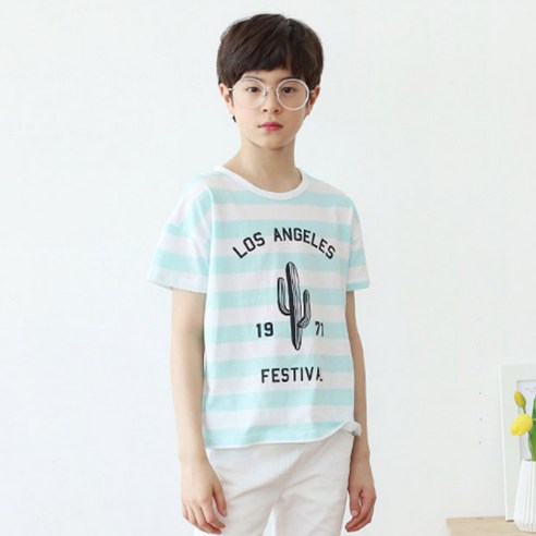 또래친구 남아용 선인장 단가라 티셔츠